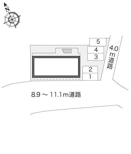 香鈴(18301)の駐車配置図