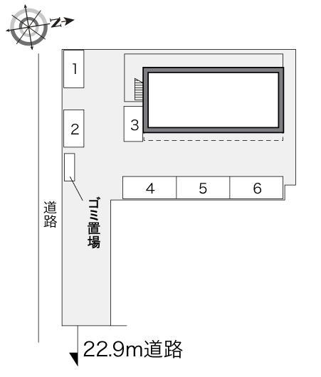 エクセル厚木(19102)の駐車配置図