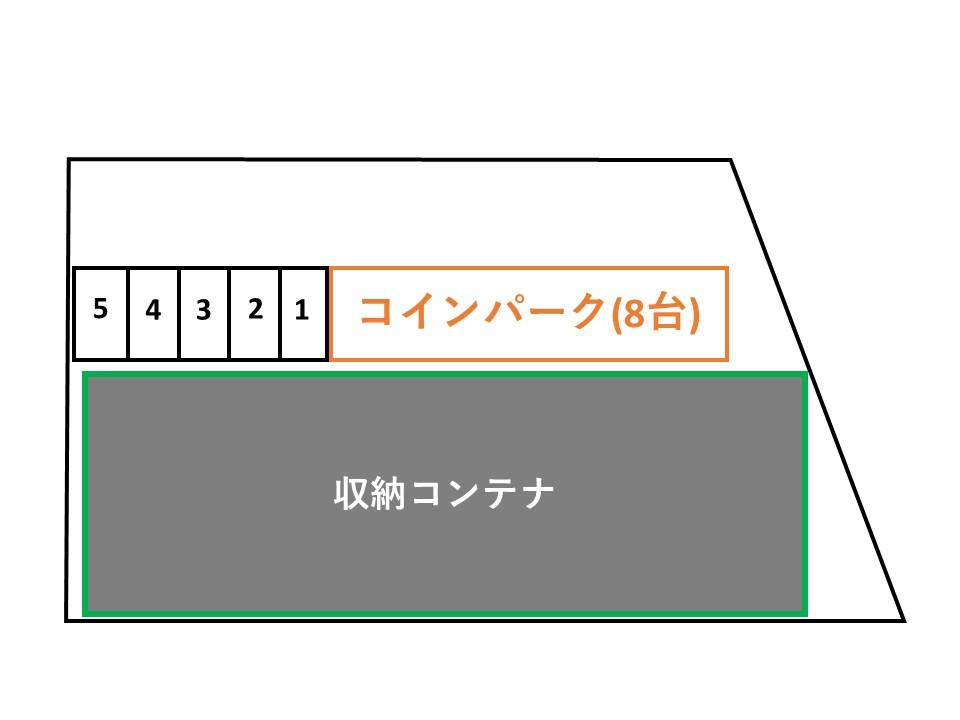 東川口1丁目月極駐車場の駐車配置図