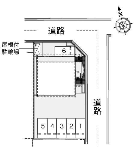 ハイランドⅡ(43432)の駐車配置図