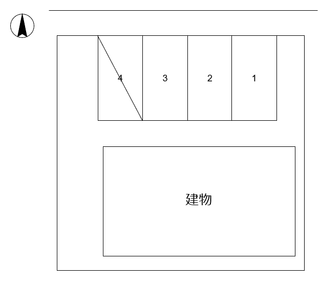 セッテ・ピーノの駐車配置図