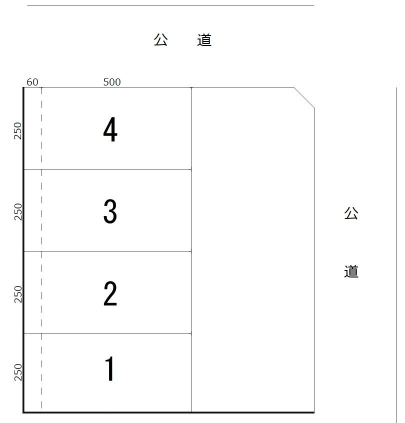 宮町駐車場の駐車配置図