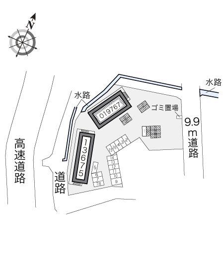 宮城郷(19767)の駐車配置図