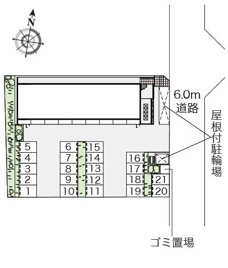 シエル(54233)の駐車配置図