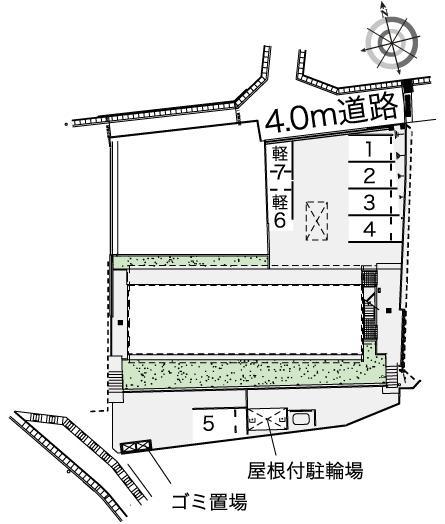 アムールコート(42345)の駐車配置図