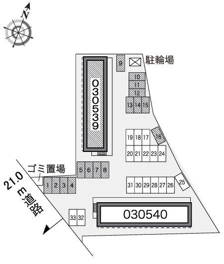 ＳｅａＢｒｅａｍ　Ａ(30539)の駐車配置図
