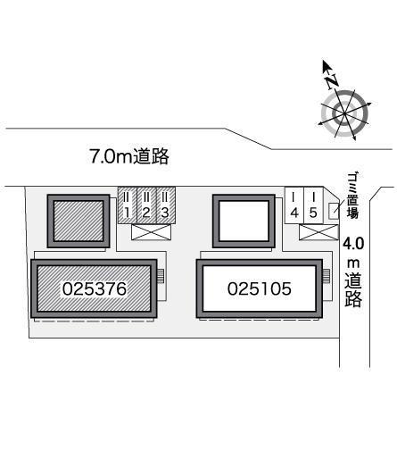 ヴェルドミール　Ⅱ(25376)の駐車配置図