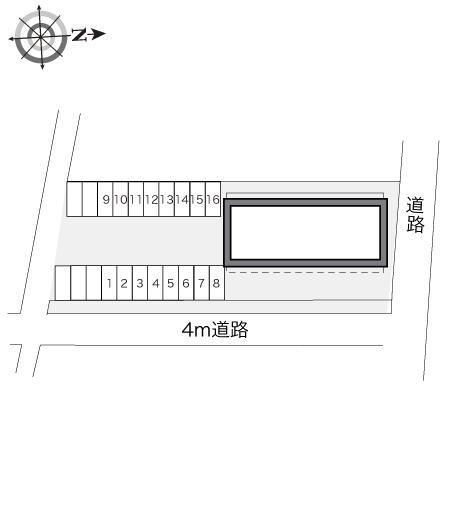 中門(11667)の駐車配置図
