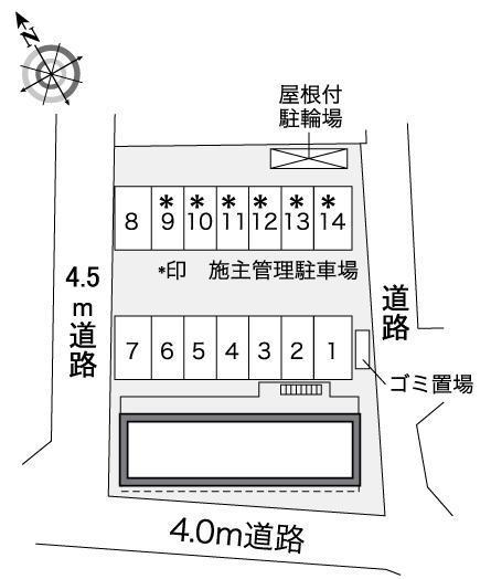 シャルマン(35265)の駐車配置図