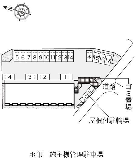 原(55424)の駐車配置図