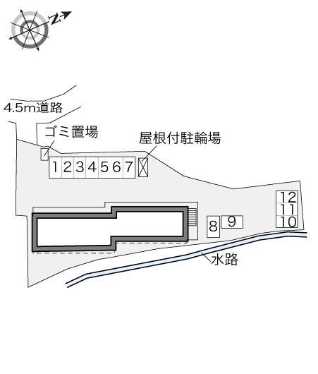 プティフォンティーヌ(29511)の駐車配置図