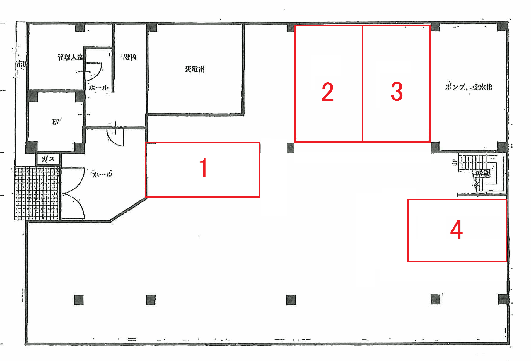 プラ・ディオ今里の駐車配置図