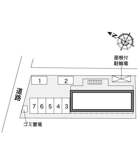 リバージュ　くみの木(38114)の駐車配置図