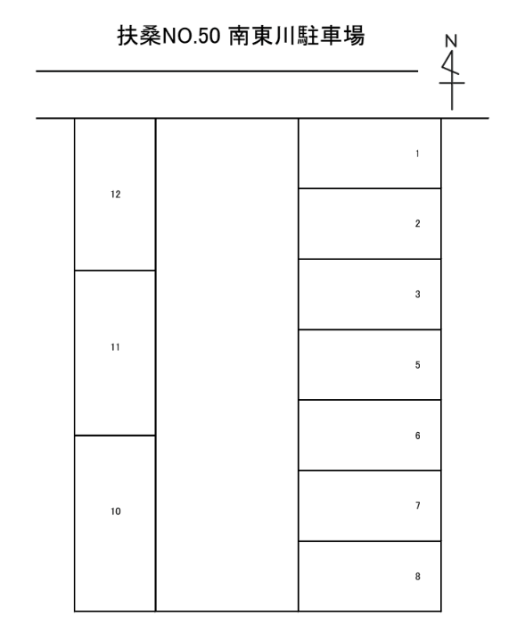 扶桑-50の駐車配置図