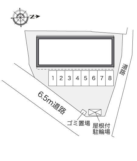 サンパーク富士松(29823)の駐車配置図