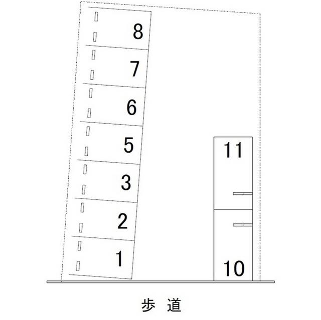 ベルパーキングⅠの駐車配置図