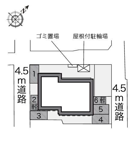 カーザナターレ(41273)の駐車配置図
