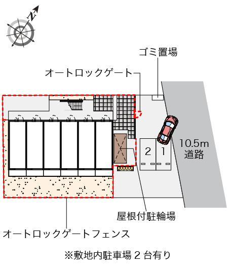 ファーストコートユウ(44464)の駐車配置図