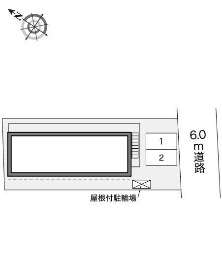 エスポア六番町(40521)の駐車配置図