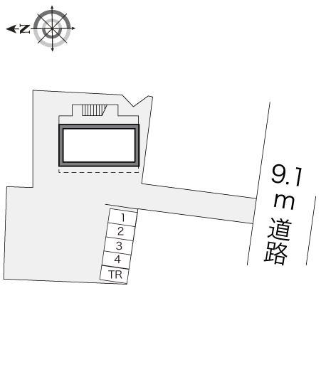 ＪＹＯＹＡＭＡ(13583)の駐車配置図