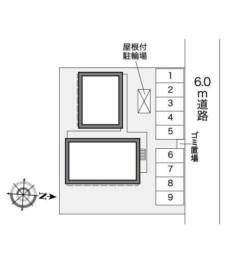 シャルマン高針台(25410)の駐車配置図