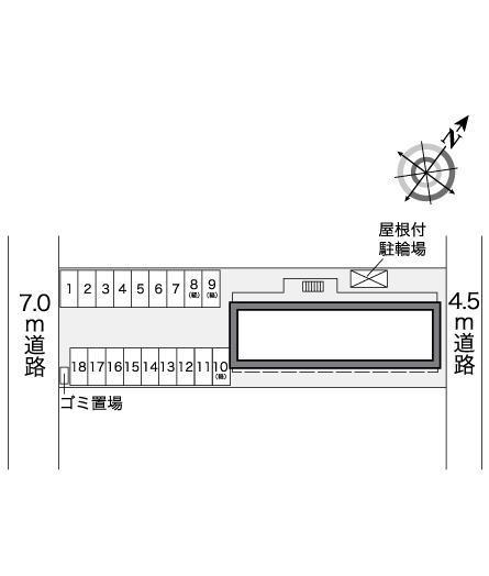 リソー(27624)の駐車配置図