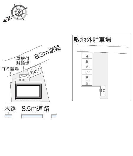 けやき(34700)の駐車配置図