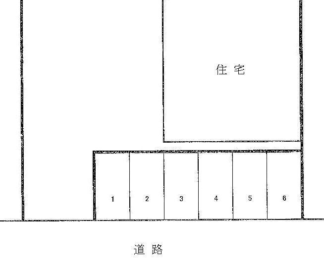 ジョイフル浅川台西頭パーキングの駐車配置図