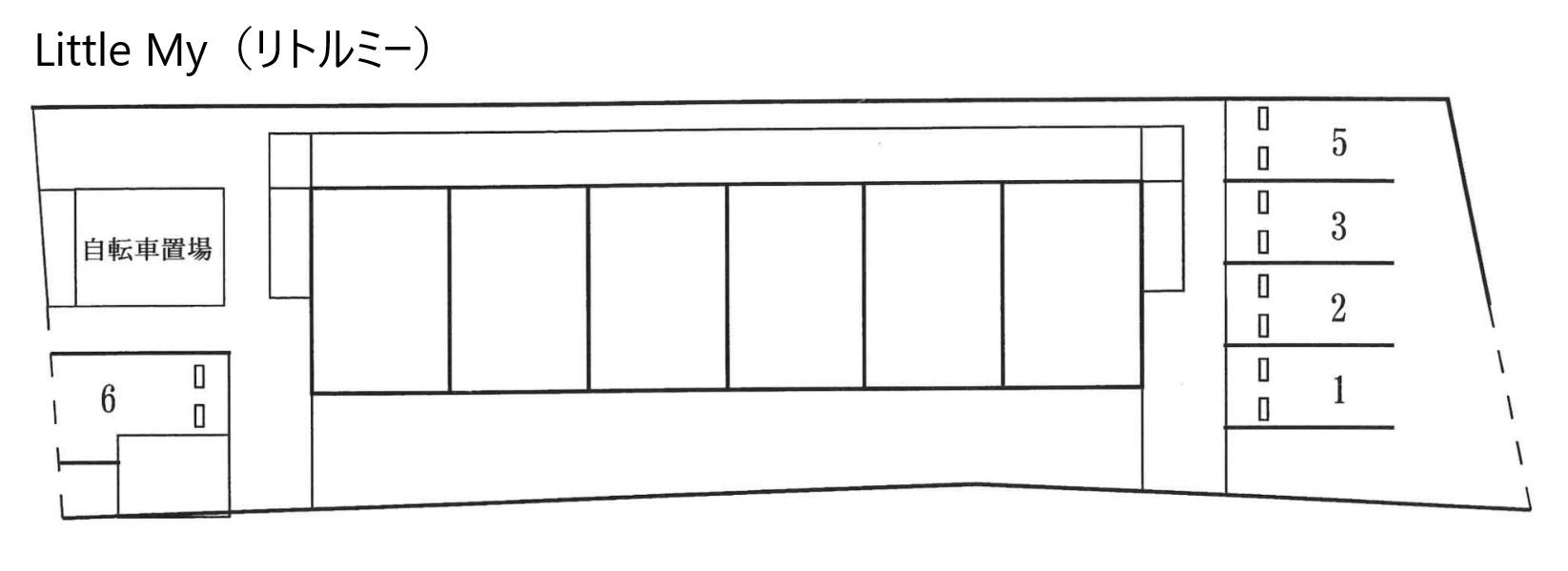 Little My（リトルミー）の駐車配置図