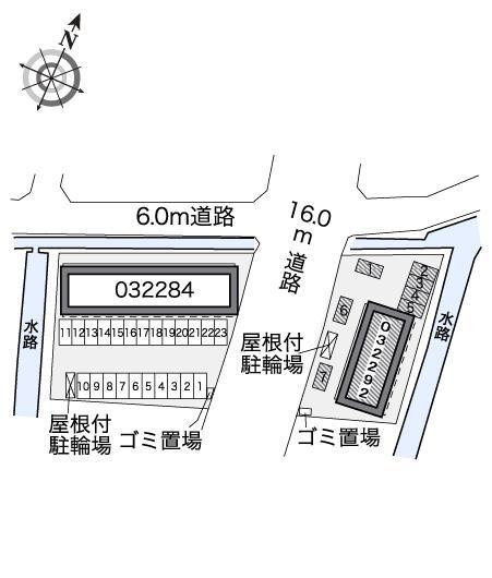 メゾン　神馬　Ⅱ(32292)の駐車配置図