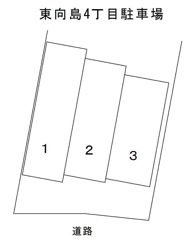 東向島4丁目駐車場の駐車配置図