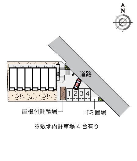 ＮＡＮＴＳＵＫＡⅡ(55164)の駐車配置図