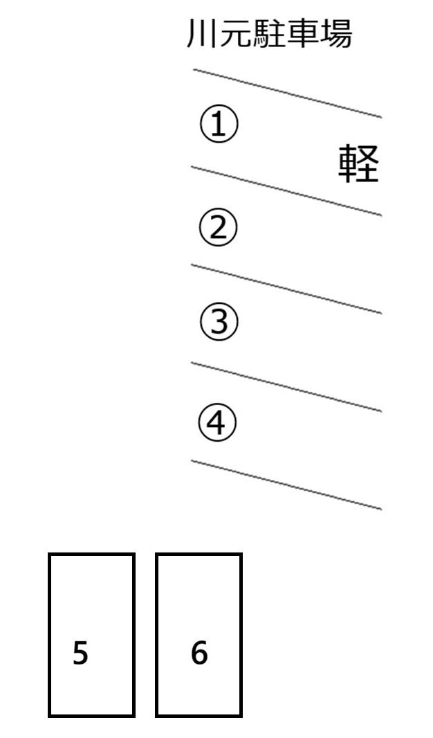 SSパーク向田本町②駐車場の駐車配置図
