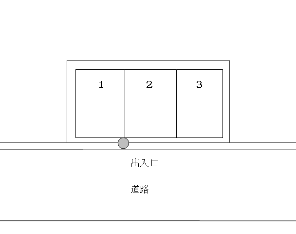 富士駐車場の駐車配置図