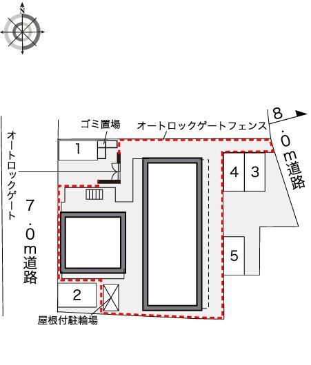 ファンソ(40814)の駐車配置図