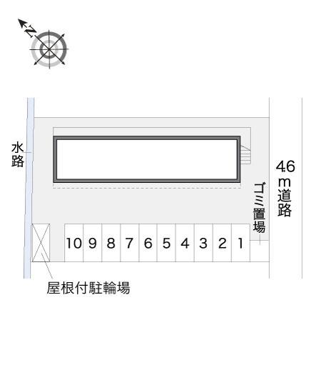 サンハイツ　中村(16494)の駐車配置図