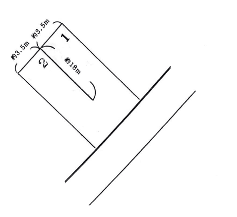 スマイルパーク河原51-1の駐車配置図