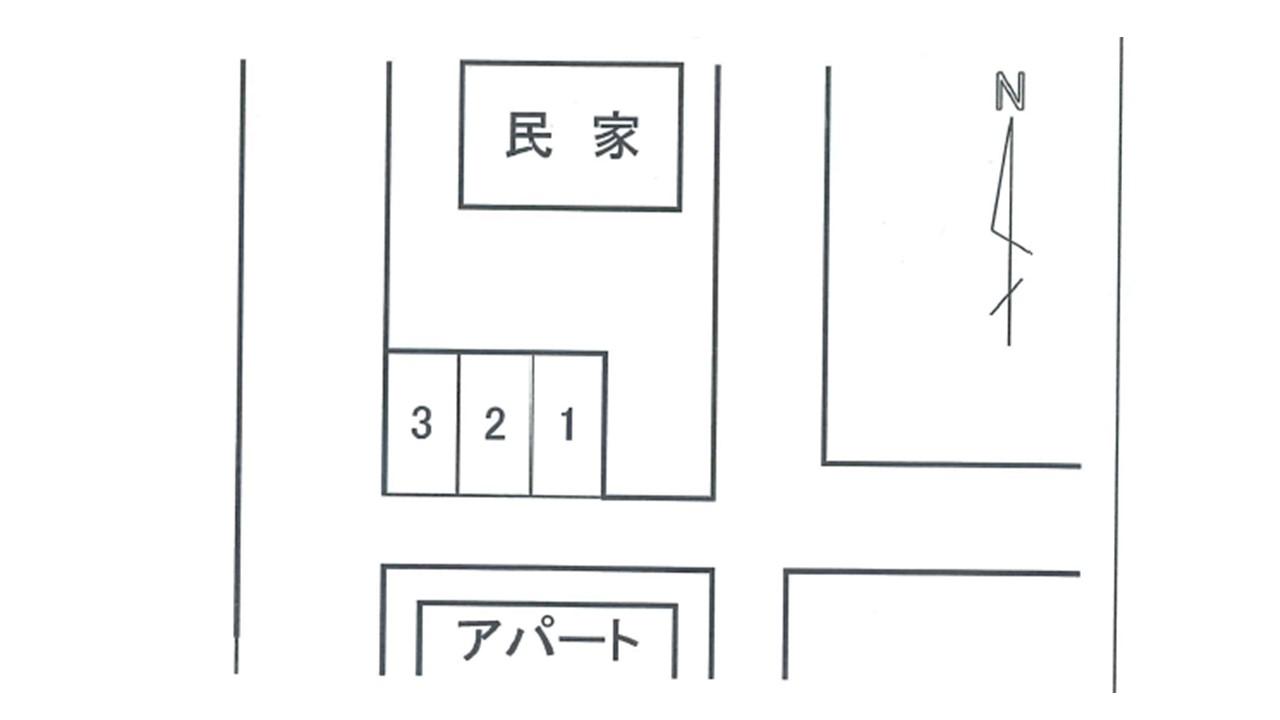 Ｊ・Ｋ駐車場の駐車配置図