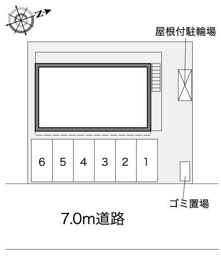 老松町(39178)の駐車配置図
