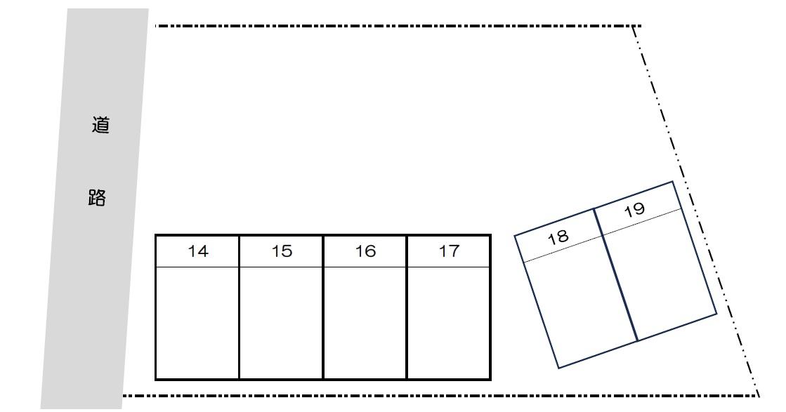 門倉第4駐車場の駐車配置図