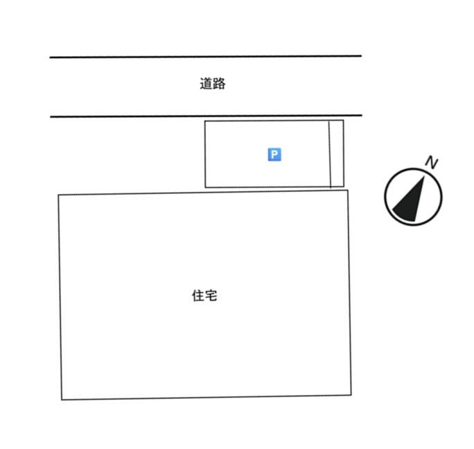 荏田東第２駐車場の駐車配置図