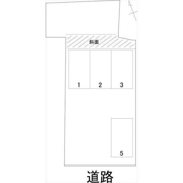 小立野3丁目H駐車場の駐車配置図