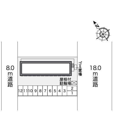 花川(27370)の駐車配置図