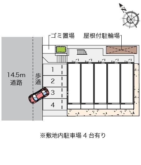 クレイノベルウッドⅡ　広川(58494)の駐車配置図