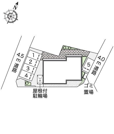 新宿台(45823)の駐車配置図