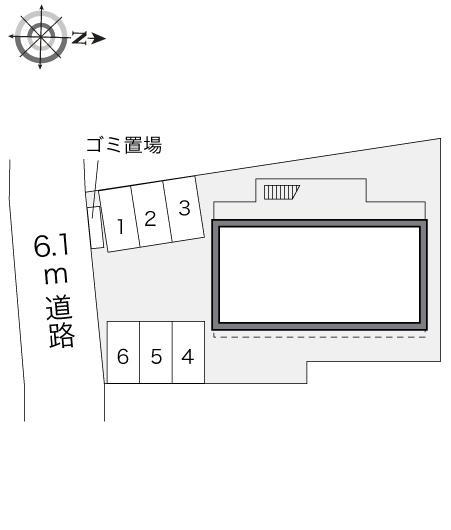 境田(21634)の駐車配置図
