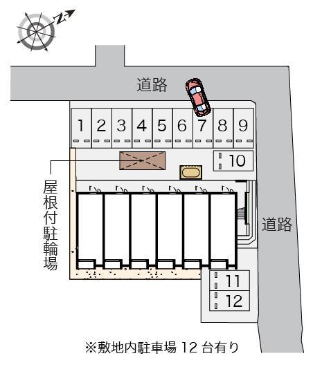 シルクⅤ(55436)の駐車配置図