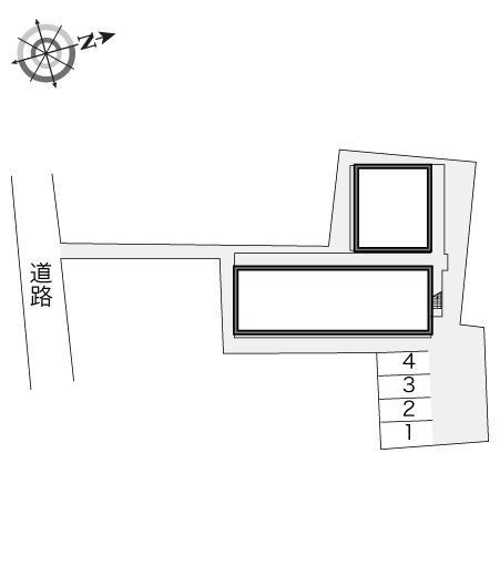 ドリーム田中２１(20612)の駐車配置図