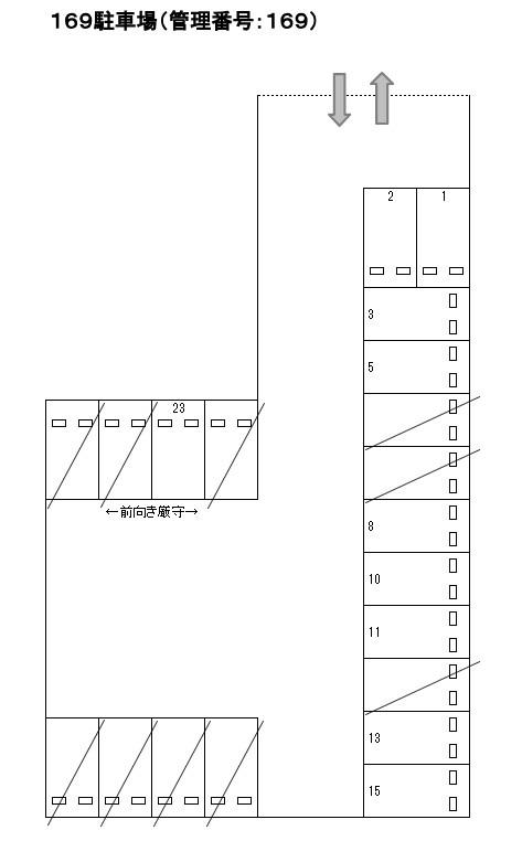J-169の駐車配置図