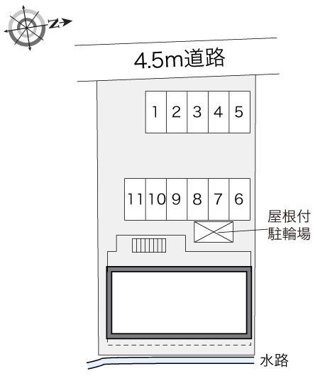 フローラ(31428)の駐車配置図